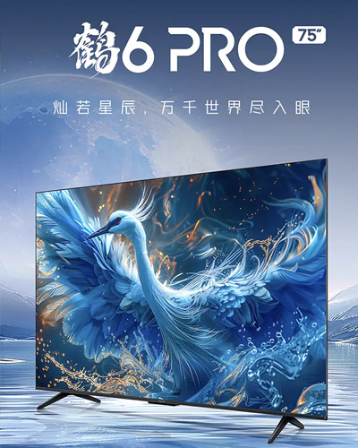 TCL 雷鸟 75 英寸鹤 6 Pro 2024 MiniLED 电视开售，4999 元